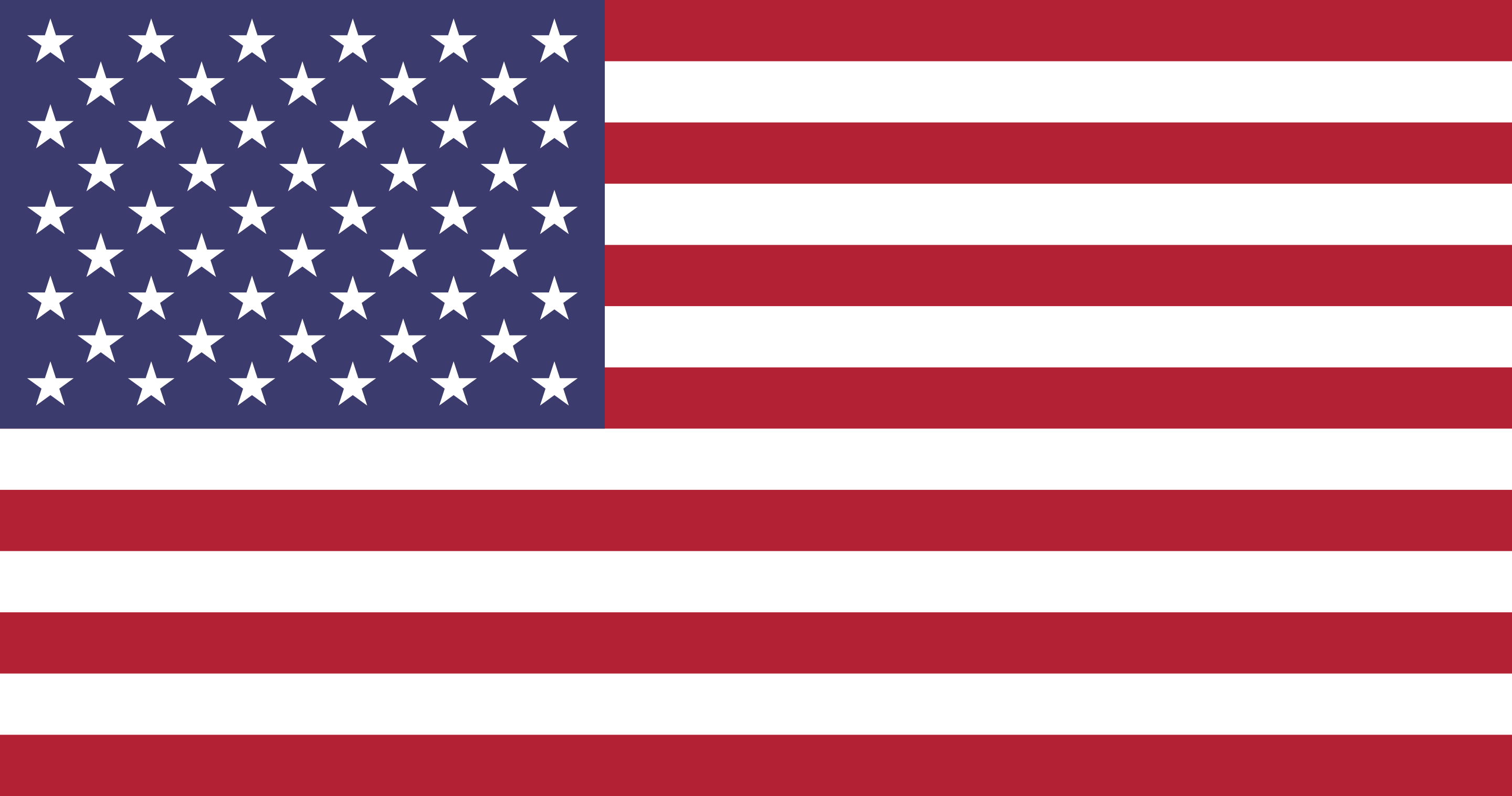 An American flag with microwave radio frequency antennas.