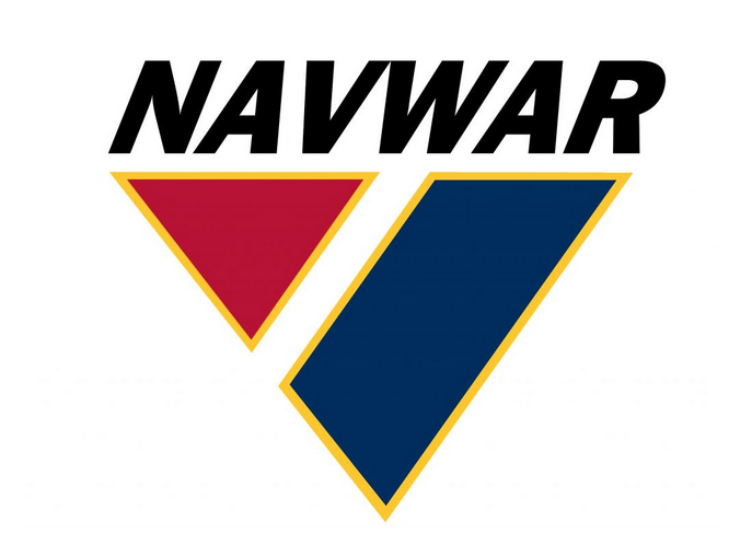 The navwar logo alongside microwave radio frequency antennas on a white background.