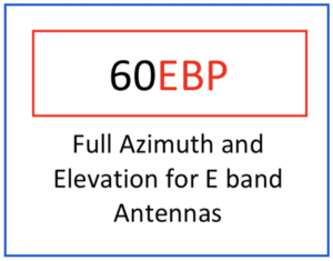 60 ep full azimuth and elevation antenna positioners.